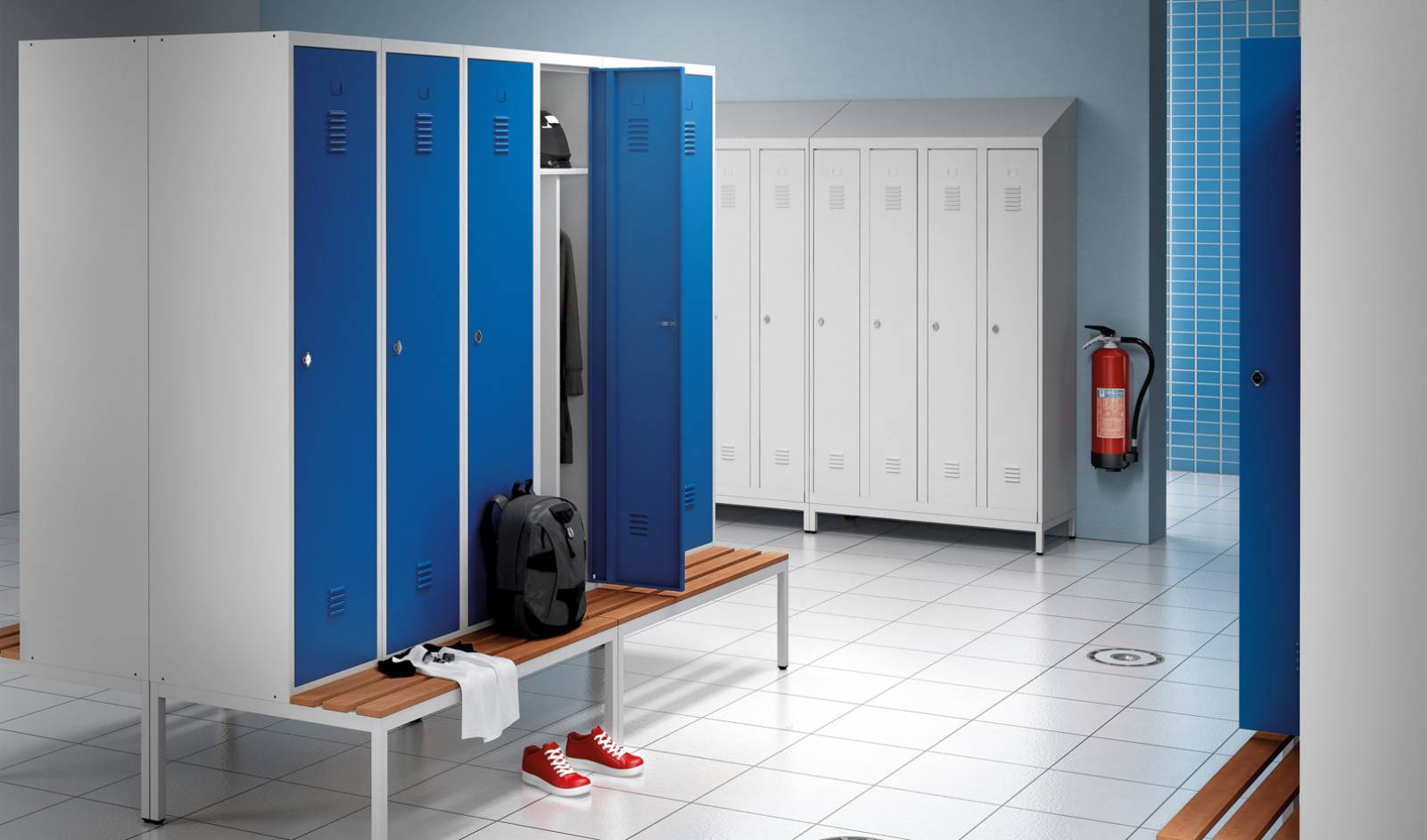 Vestiaires industrie propre et salissante