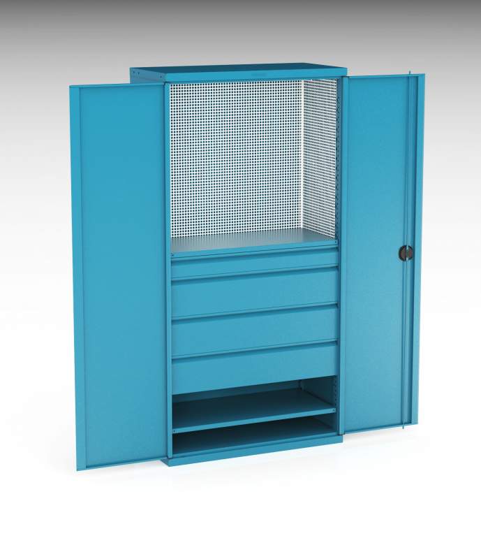 ARMOIRE A TIROIRS FOND PERFORE