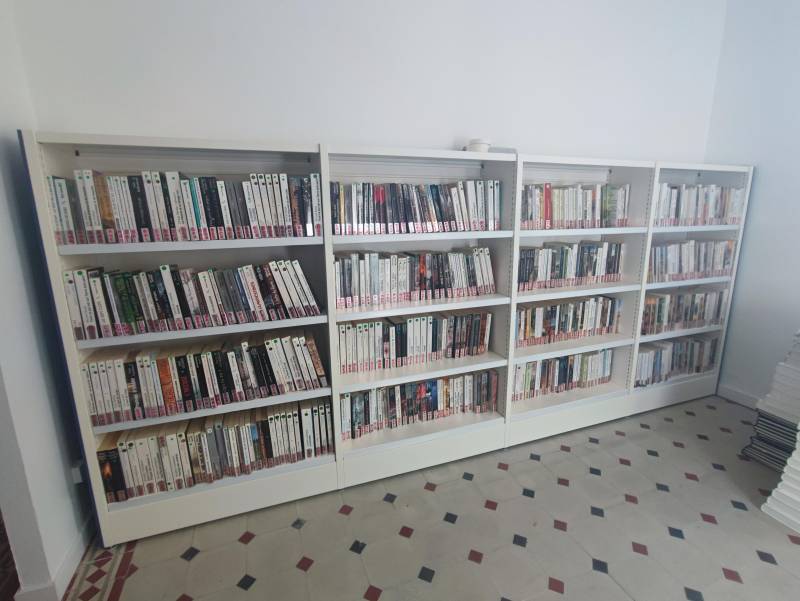 Aménagement d'une bibliothèque dans le Vaucluse