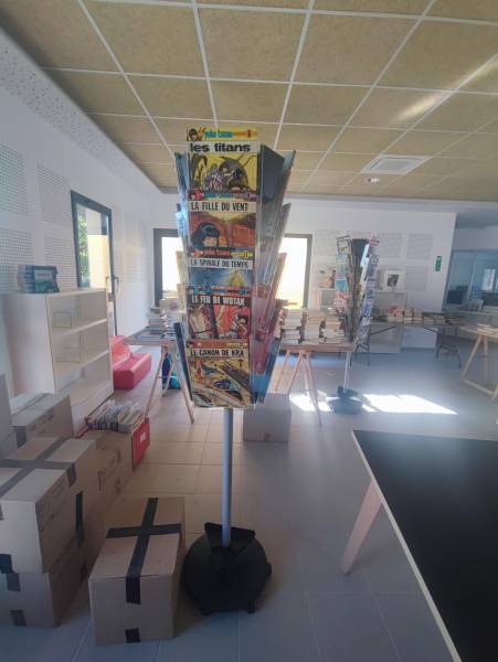 Aménagement d'une bibliothèque dans le Vaucluse