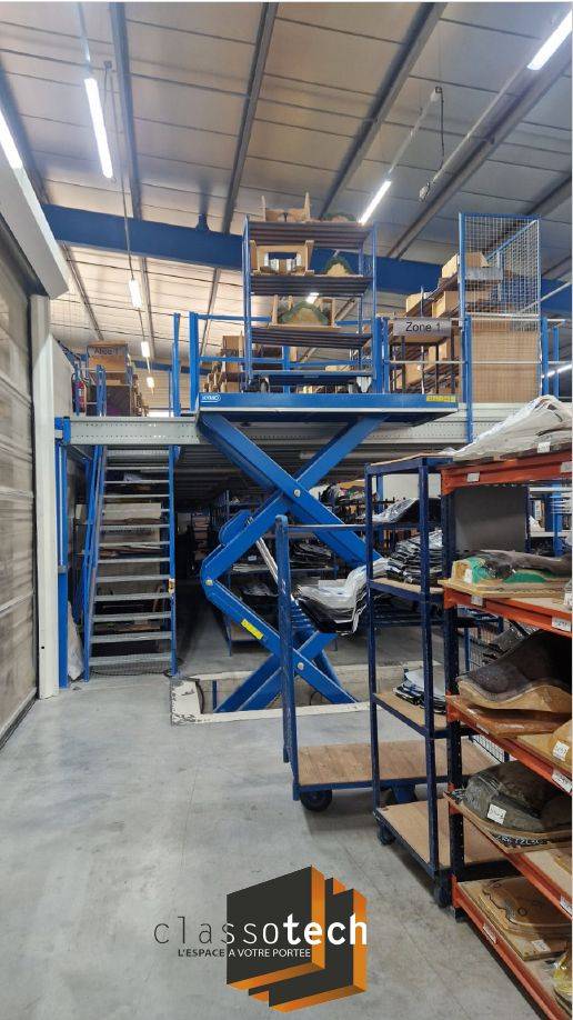 Optimisez votre espace avec nos solutions de rayonnages et d'aménagement industriel.