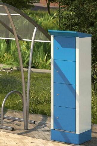 Casiers pour borne de recharge pour la mobilité électrique