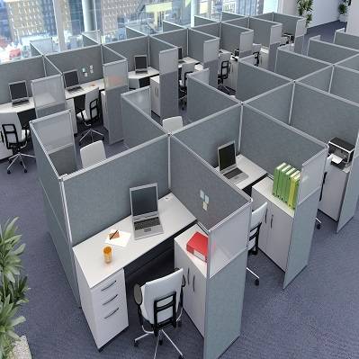 Cloisonnette pour open space