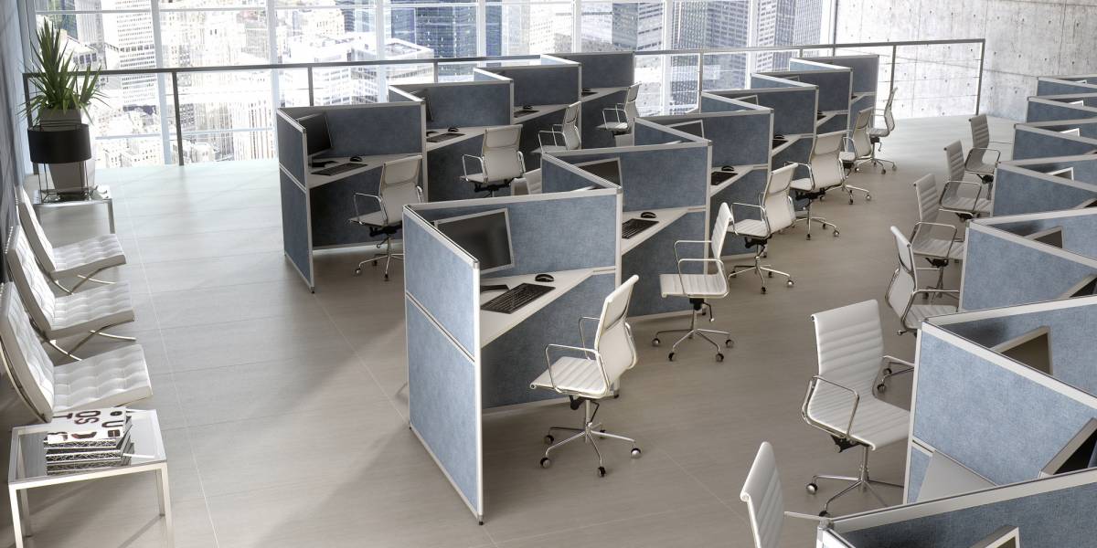 CLOISONNETTE POUR OPEN SPACE- CALL CENTER