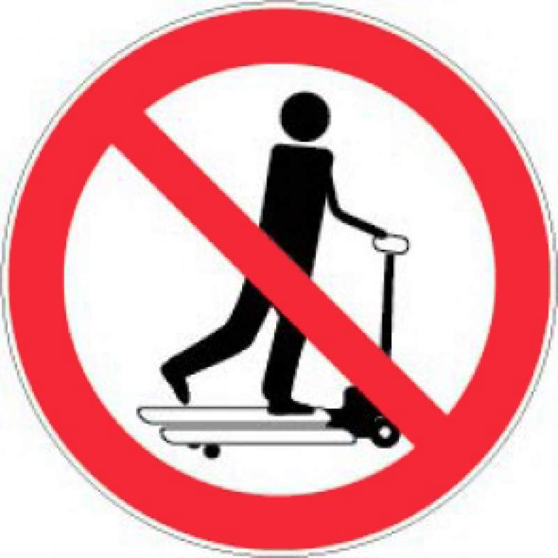 PANNEAU TRANSPALETTE INTERDIT