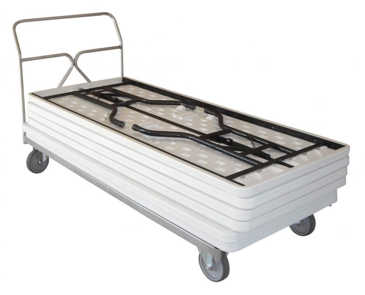 CHARIOT PORTE TABLE RECTANGULAIRE