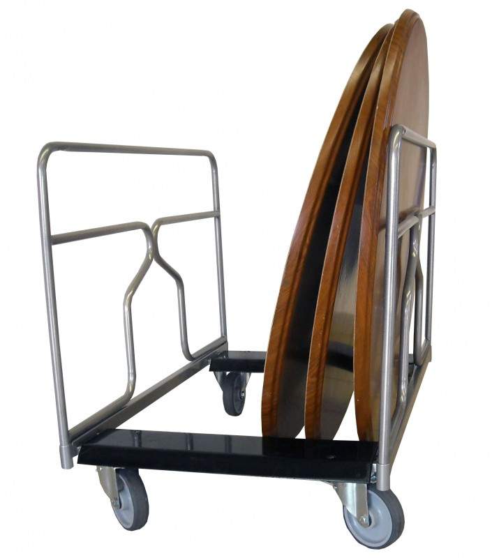 CHARIOT PORTES TABLES RONDES ET RECTANGULAIRES