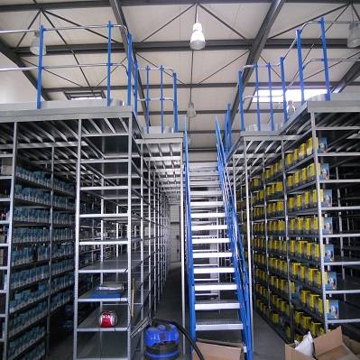 La  plateforme de stockage autoportée par rayonnage