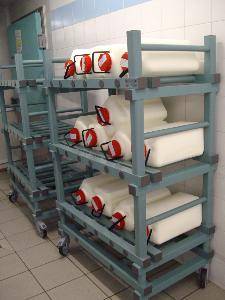 chariot porte bidons de lait