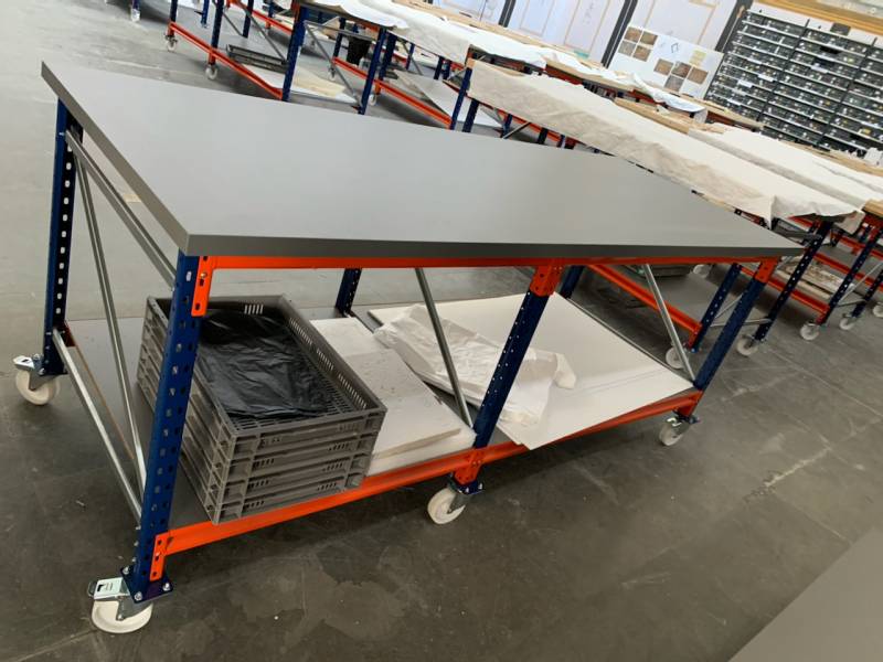 Etabli mobile spécifique pour un musée dans les Bouches du rhône