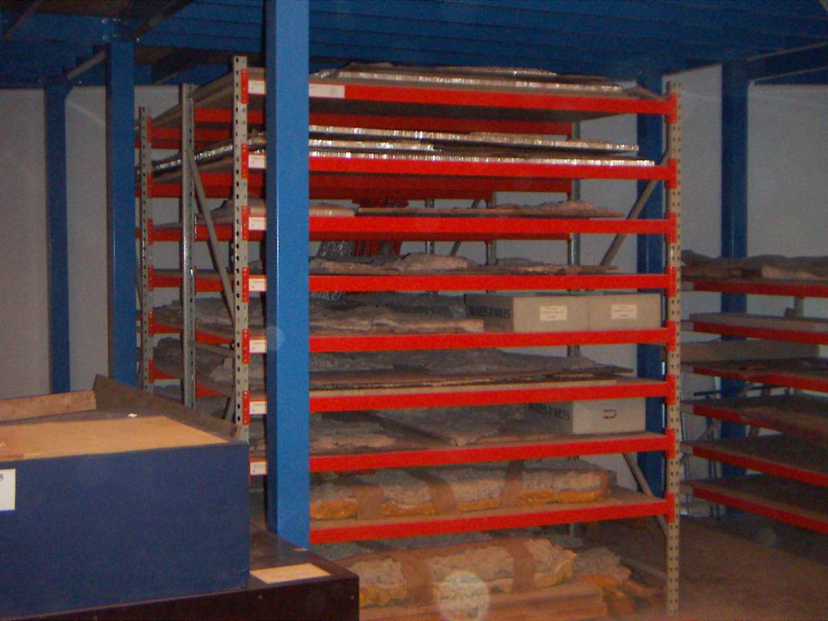 RAYONNAGE STATUES A L'HORIZONTALE