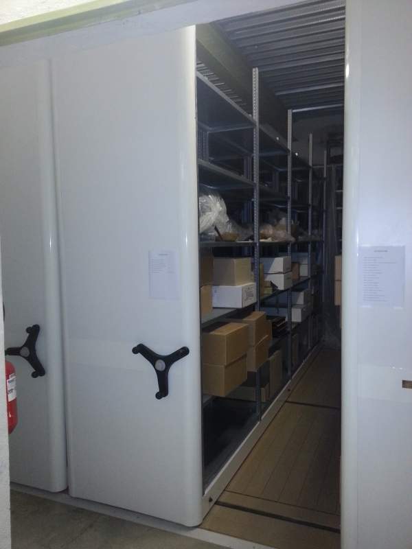 RAYONNAGE MOBILE STOCK MUSEES