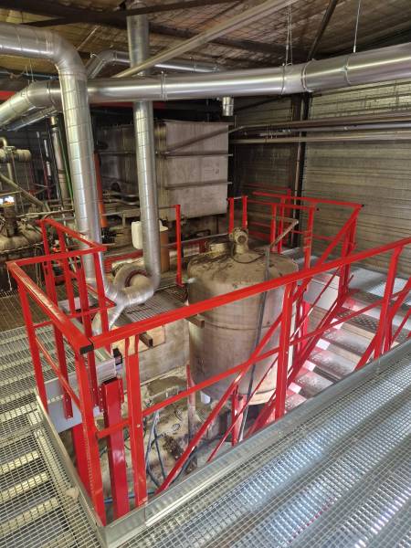 Mise aux normes CARSAT d'une plateforme industrielle multi-niveaux de 150 m²