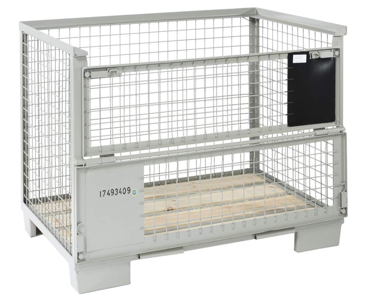 CAISSE PALETTE GRILLAGEE