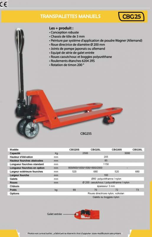 TRANSPALETTE STANDARD