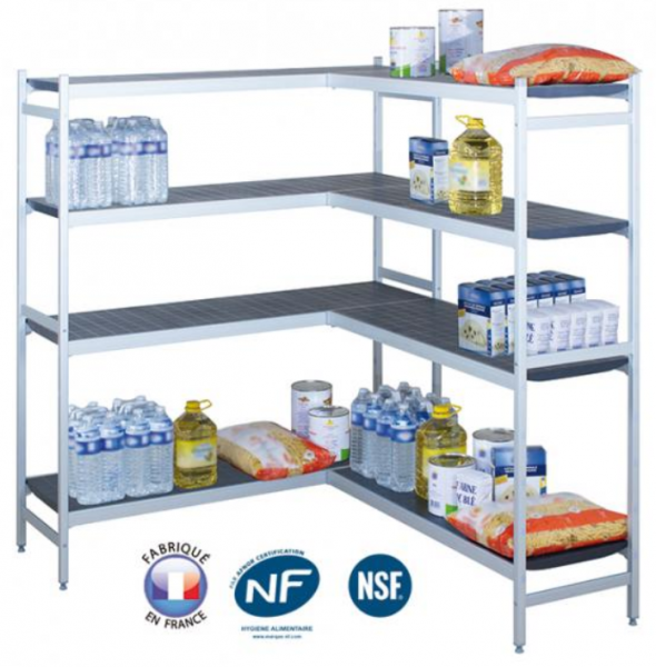 Rayonnage en Duralinox