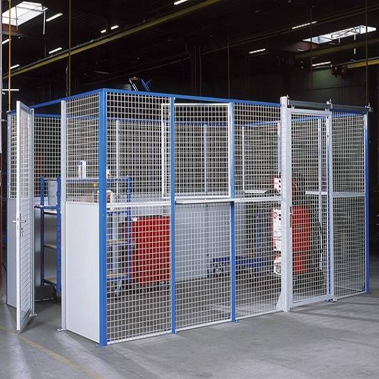 Cloison industrielle pour une délimiter une zone de chargement