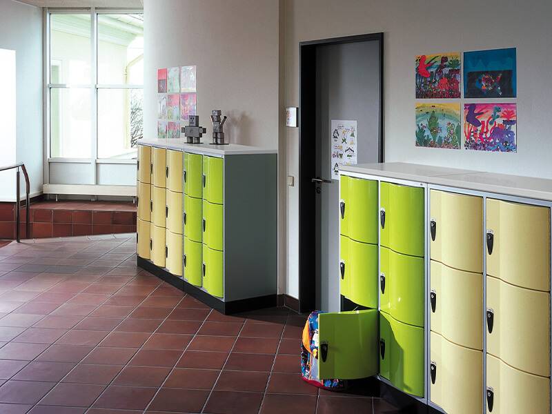 Vestiaire casier pour écoles et jardins d'enfants