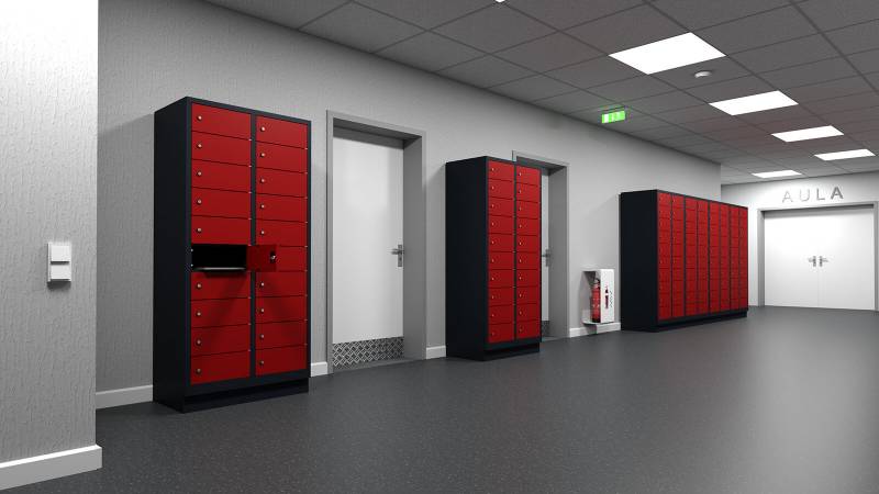 Casier, Vestiaire, Armoire de recharge électrifiée