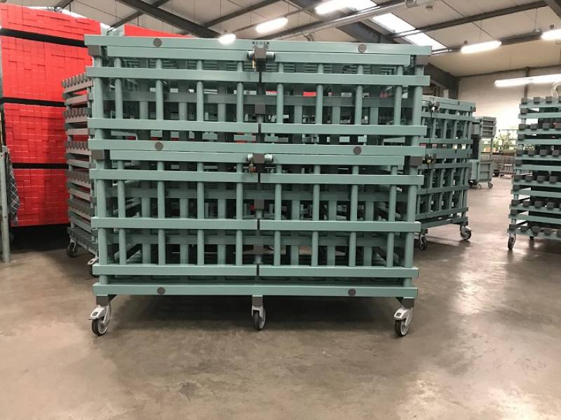 Chariot porte bouteilles  de gaz en résine