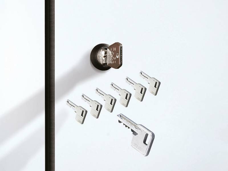 Serrure à clés et passe partout