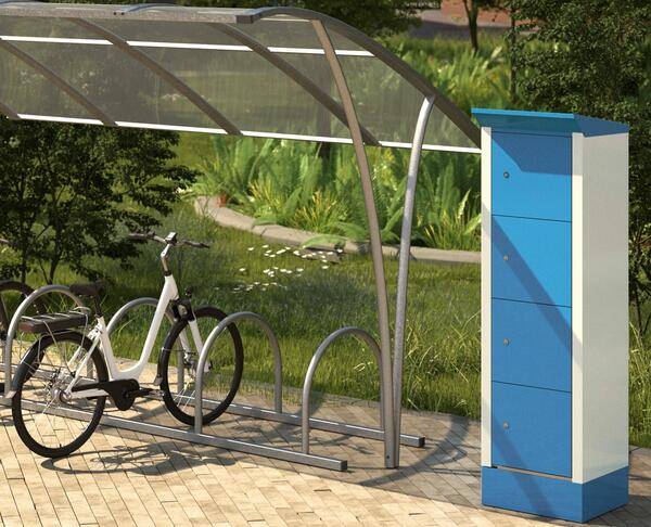 Casiers pour borne de recharge pour la mobilité électrique