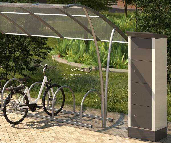 Casiers pour borne de recharge pour la mobilité électrique