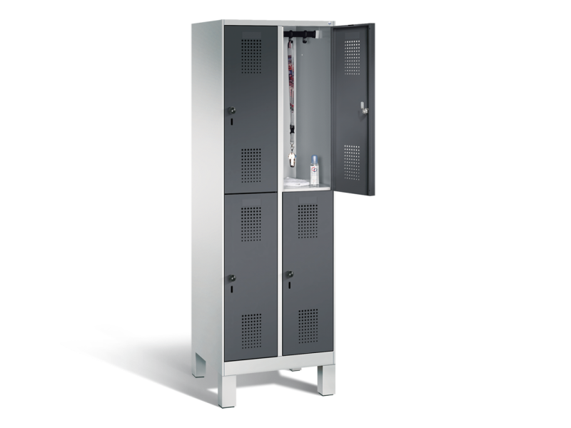 Vestiaire penderie à 2 niveaux